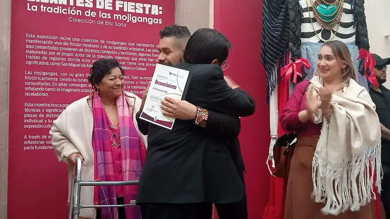 Eric fue felicitado por Juan Miguel Ramírez,